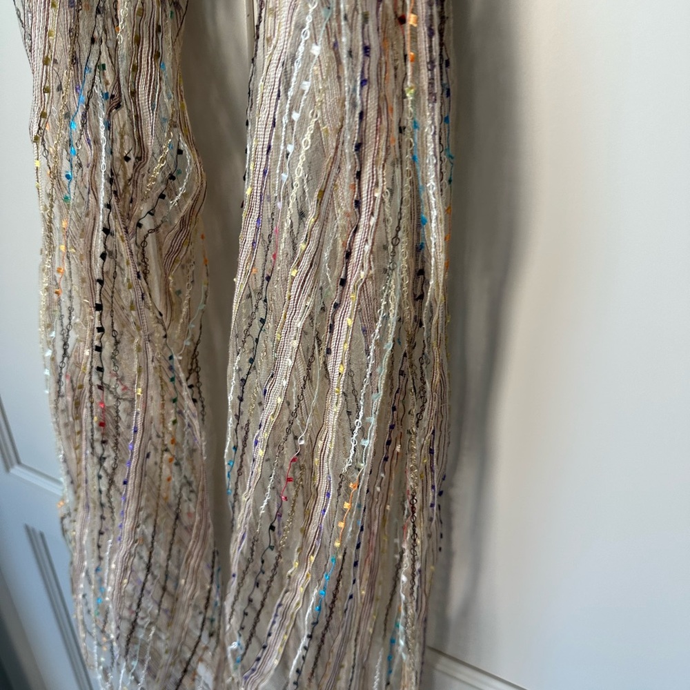 Colorful Fringe Scarf